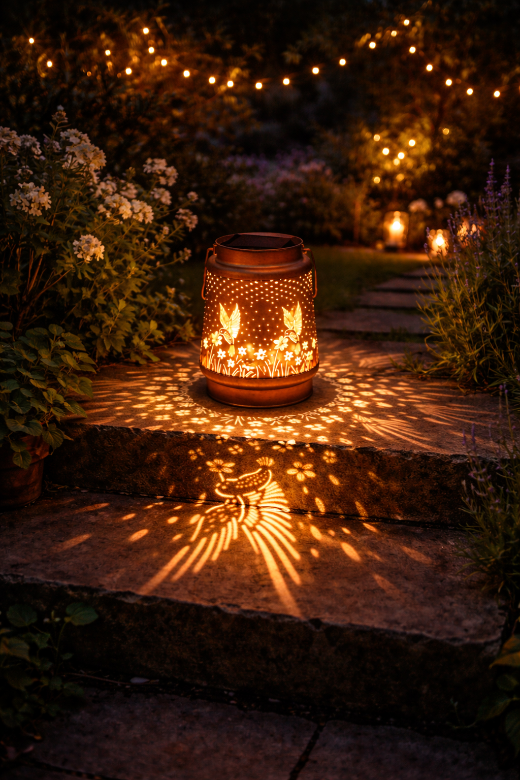 Hallowed Hummingbird Lantern
